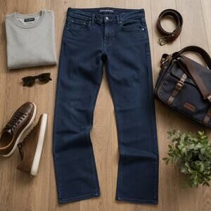 Rodd & Gunn Straight Fit Jeans Men’s 32x33 Indigo Stretch Denim